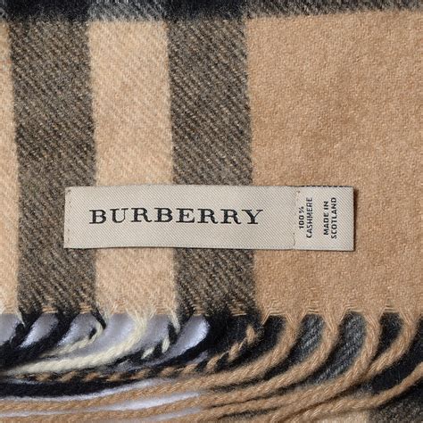 real burberry scarf tag|burberry scarf checker.